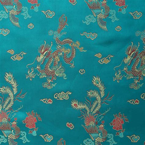 chinese metallic gold brocade fabric dragon|Amazon.com: Chinese Brocade Fabric.